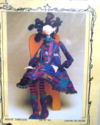 30'' SEWPHIE THE STITCHER VELOUR CLOTH DOLL PATTERN